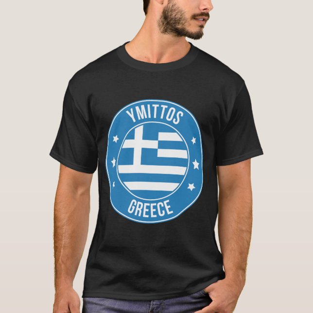 Ymittos, Greklands Stad T Shirt (Framsida)