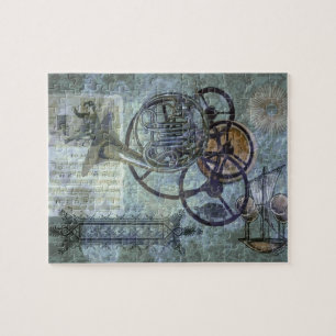 Ymnighetshorn en valthornSteampunk fantasi Pussel