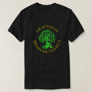 ympad i Messiah Yeshua Grönt Livets träd T Shirt