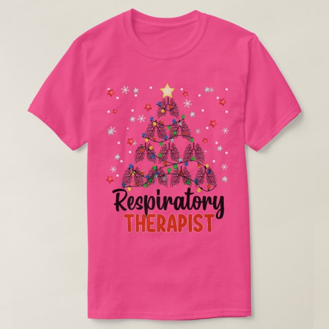 YNBV Respiratorbehandling Julgran Julafton PT T Shirt (Design framsida)