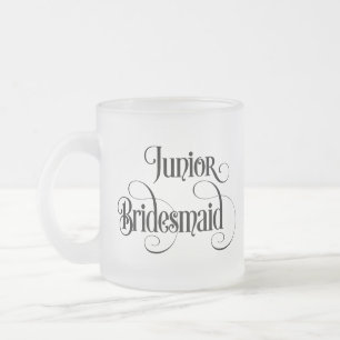 Yngre brudtärna frostad glasmugg
