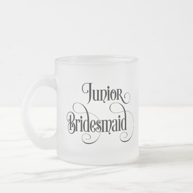 Yngre brudtärna frostad glasmugg (Vänster)