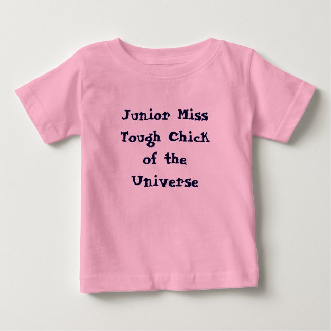 Yngre Fröcken tuff chick av Tee Shirt (Framsida)