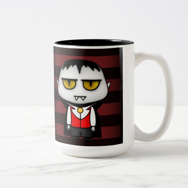 Yngre vampyr Två-Tonad mugg (Höger)