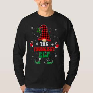 Yngsta alvbarnkläder Matchande grupp jul pyjamas T Shirt