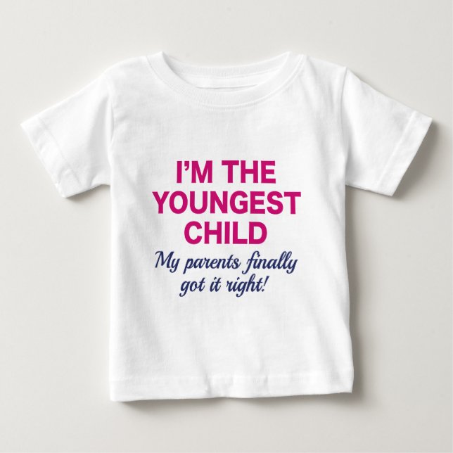 Yngsta barn t shirt (Framsida)