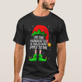 Yngsta Tomte Julmatchande Familjen Tomte Squad X T Shirt