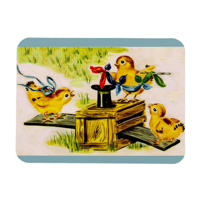ynklig chick magician magnet (Horisontell)