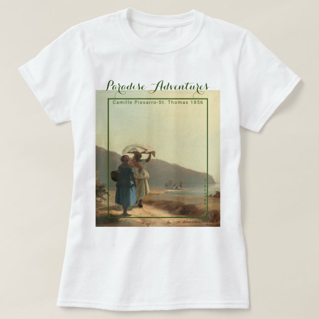 YNOTME PARADISE ADVENTURES PISSARRO T-Shirt (Design framsida)