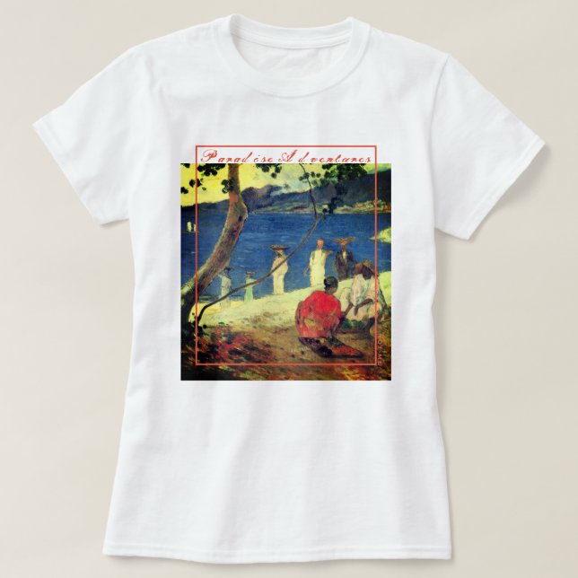 YNOTME PARSDISE AVDENTURES GAUGUIN4 T-Shirt (Design framsida)