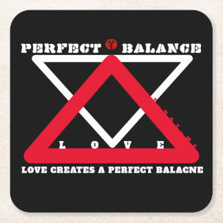 YNOTME PERFECT BALANCE 4b3 Paper Coaster Underlägg Papper Kvadrat
