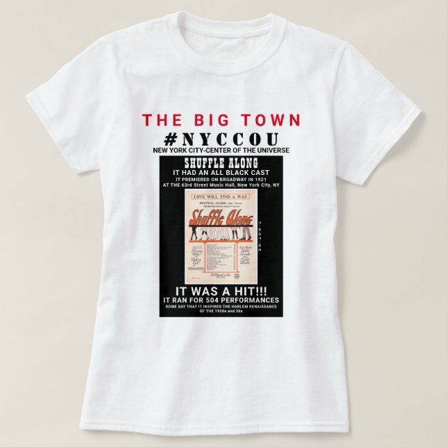 YNOTME SHUFFLE ALONG T SHIRT (Design framsida)