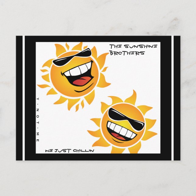 YNOTME THE SUNSHINE BROTHERS VYKORT (Framsida)