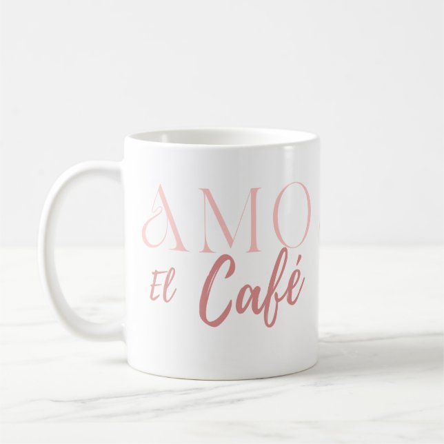 Yo Amo EL Café Kaffemugg (Vänster)