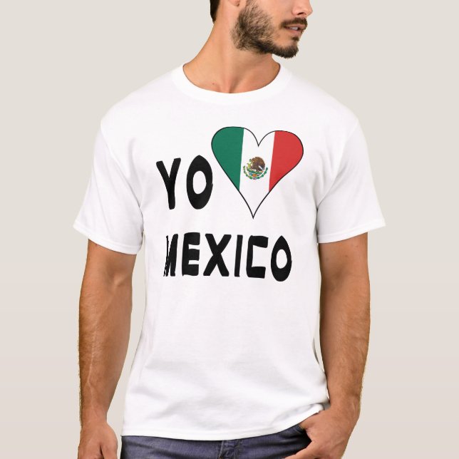 Yo Amo Mexico Herr T Shirt (Framsida)