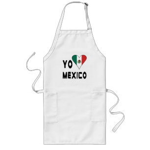 Yo Amo Mexico Långt Förkläde