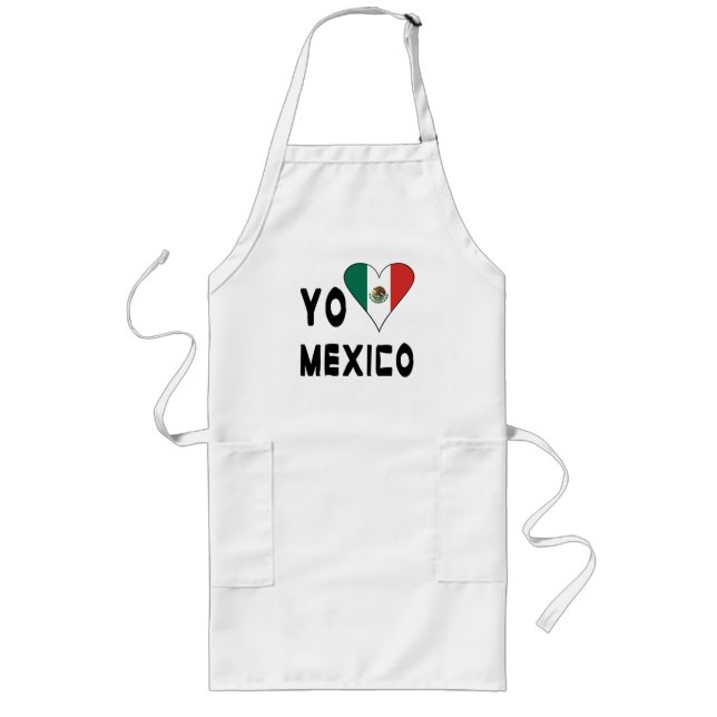 Yo Amo Mexico Långt Förkläde (Framsidan)
