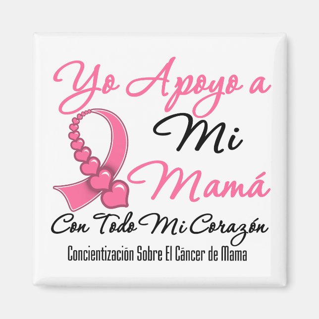 Yo Apoyo per Mi Mamá - Cáncer de Mamma Magnet (Framsidan)