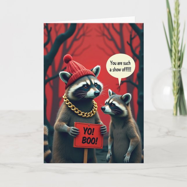 Yo Boo Halloween-kort Kort (Framsida)