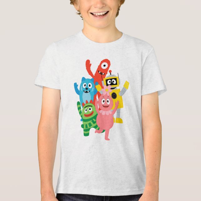 yo gabba gabba t shirt (Framsida)