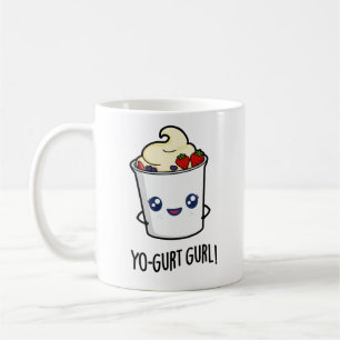 Yo-gurt Gurl Funny Yogurt Pun Kaffemugg