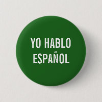 YO HABLO ESPAÑOL I TALAK SPANISH HELP-KNAPP