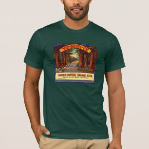 Yo-Halv-Te orange etikett för vintage Tee