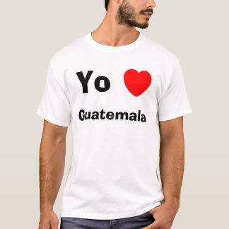 Yo hjärta Guatemala T Shirt