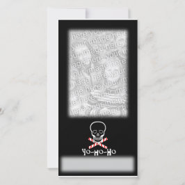 Yo-ho-ho helgdagfotomall julkort