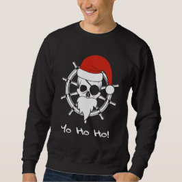 Yo Ho Ho Pirat jul Nautical Lång Ärmad Tröja