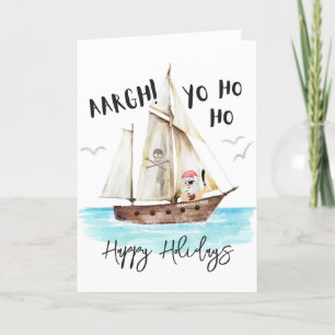 Yo Ho Ho Pirat juljul Helgkort