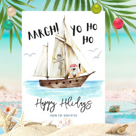 Yo Ho Ho Pirat juljul Julkort