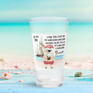 Yo Ho Ho Pirat Santa Rum jul Pub Glaskopp
