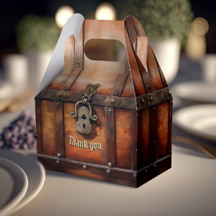 Yo-Ho-Ho-Pirat Treasure Chest Folable Gift Box Presentaskar