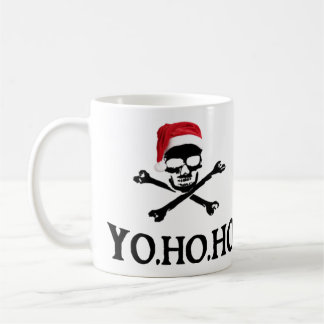 Yo Ho Ho piratSanta mugg