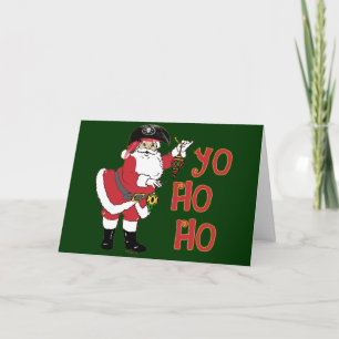 Yo Ho Ho Santa kort