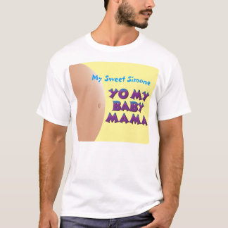 YO MIN BABYMAMMOR - t-skjorta för pappan (gult) Tee Shirt
