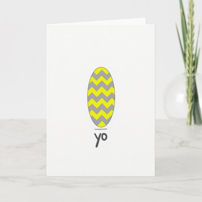 Yo Modern grafikkort Kort (Framsida)