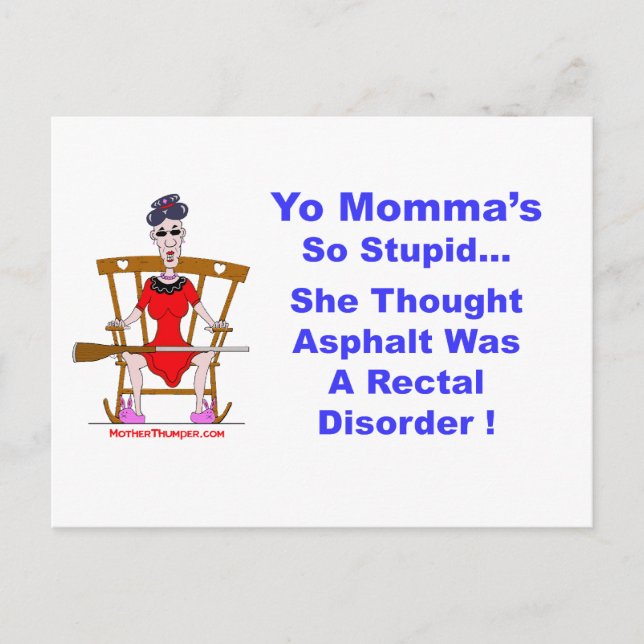 Yo Momma 10 Vykort (Framsida)