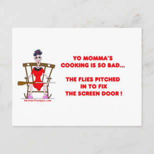 Yo Momma nr. 01 Vykort