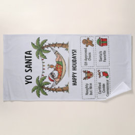 Yo Santa Funny Summer Christmas Tropical Holiday