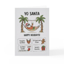 Yo Santa Roligt Sommarjul Tropisk Högtid