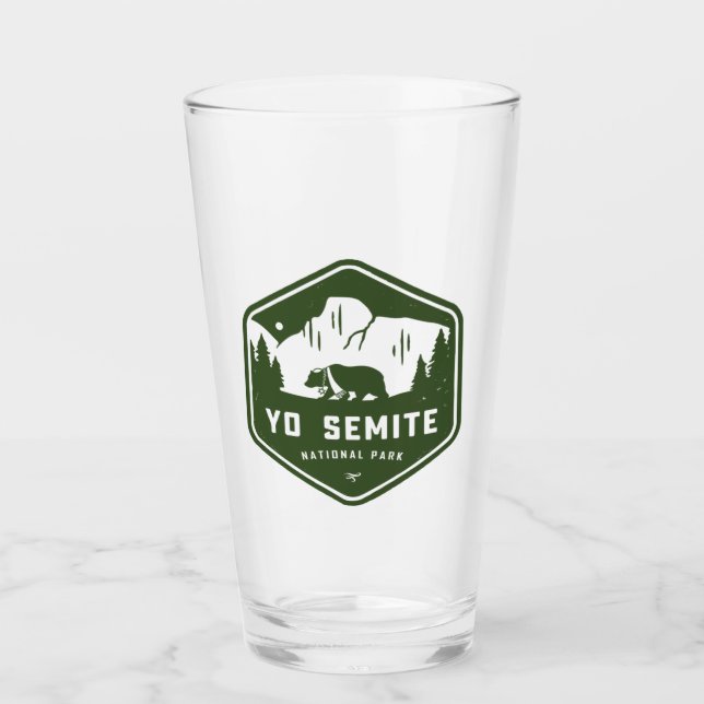 Yo Semite Beer Glass Glaskopp (Framsida)