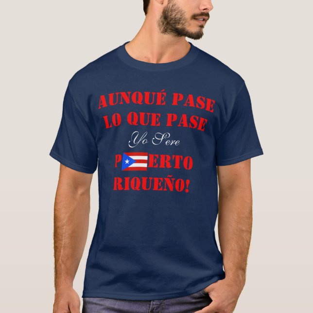 Yo Sere Puerto Riqueño, skjorta för Puerto Rican T Shirt (Framsida)