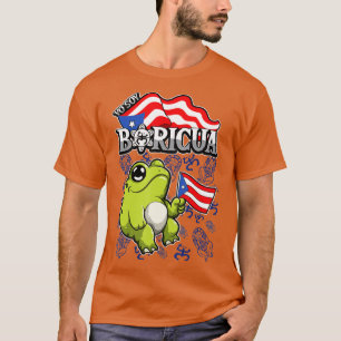 Yo Soy Boricua Puerto Rico Animals Coqui Frog T Shirt