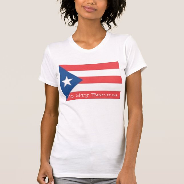 Yo Soy Boricua T Shirt (Framsida)