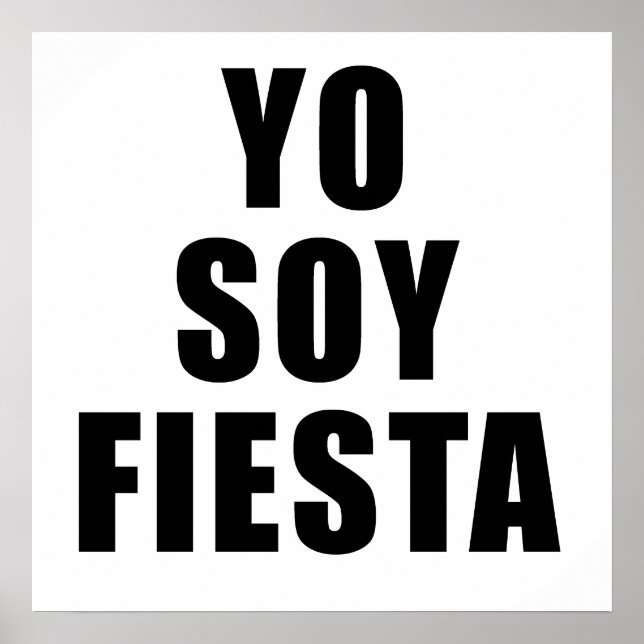 Yo Soy Fiesta Poster (Framsidan)