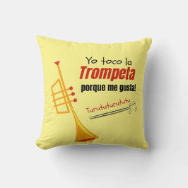 yo toco la Trompeta T-Shirt Kudde