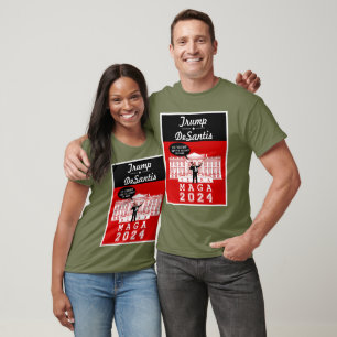  YO TRUMP DESANTIS 2024 Vita huset Ultra MAGA T Shirt