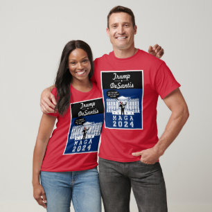 YO TRUMP DESANTIS 2024 Whitehouse Ultra MAGA T Shirt